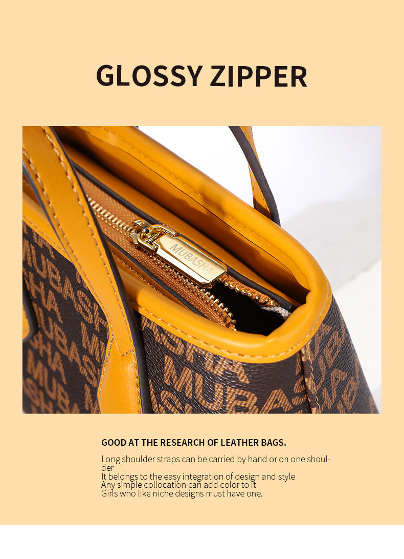 Women's Trendy Fashion New Crossbody Bag Retro Personality Stylish Mini Simple Monogram Handbag