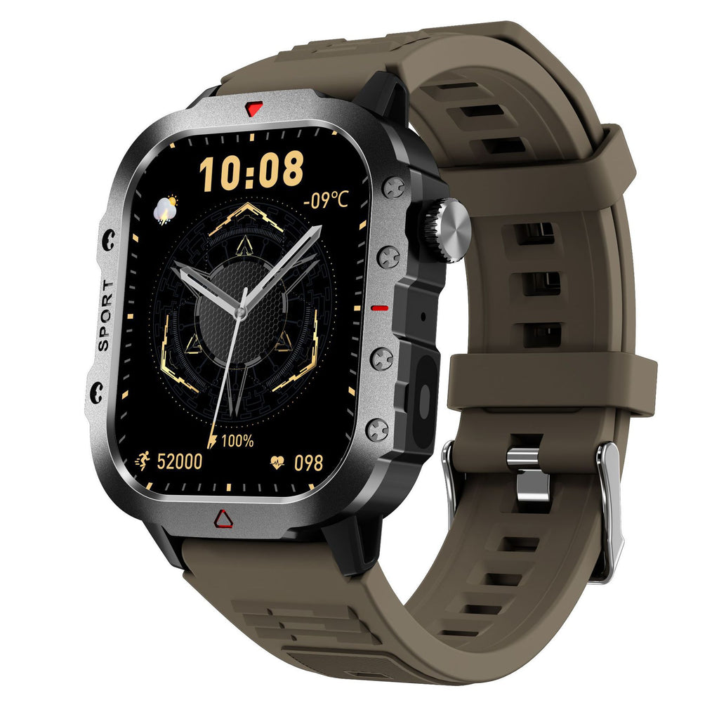 H11Smart Watch2.01inch Bluetooth Call Heart Rate Blood Sugar Smart Island Message Reminder Three-Proof Sports