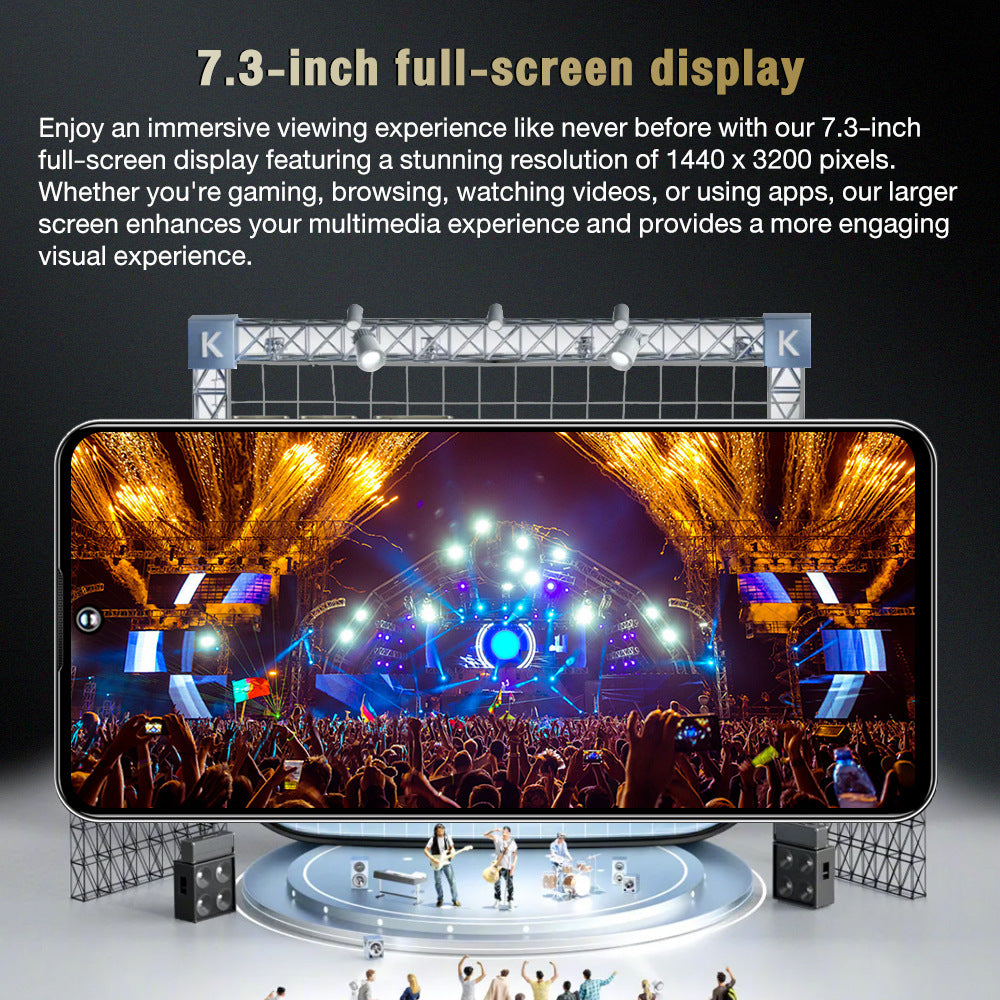 Smartphone Mobile Phone S24Ultra Android16+1TB Android All-in-One E-commerce(Popular)