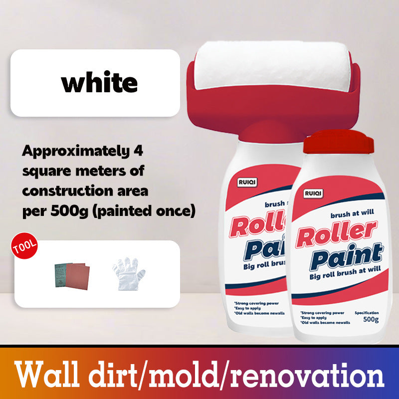 Large Roller Paint White Wall Graffiti Stain Covering Self-Painting Indoor Odorless White Wall Renovation Latex Paint Manufacturer