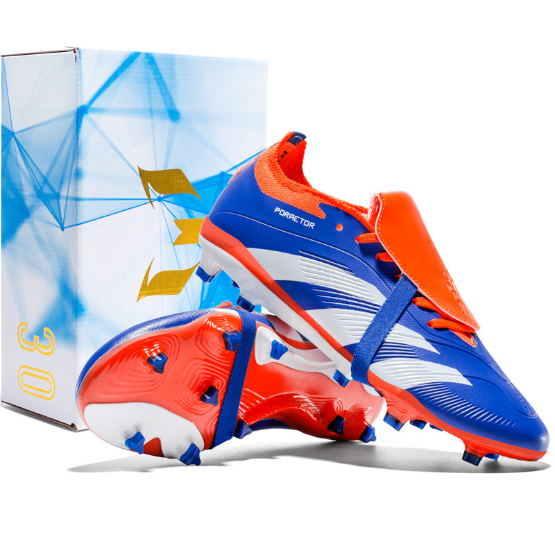 World Cup Football Shoes Men's New Style Grassland Competition AG Spike TF Broken Nails Adult Youth Student Sports Training