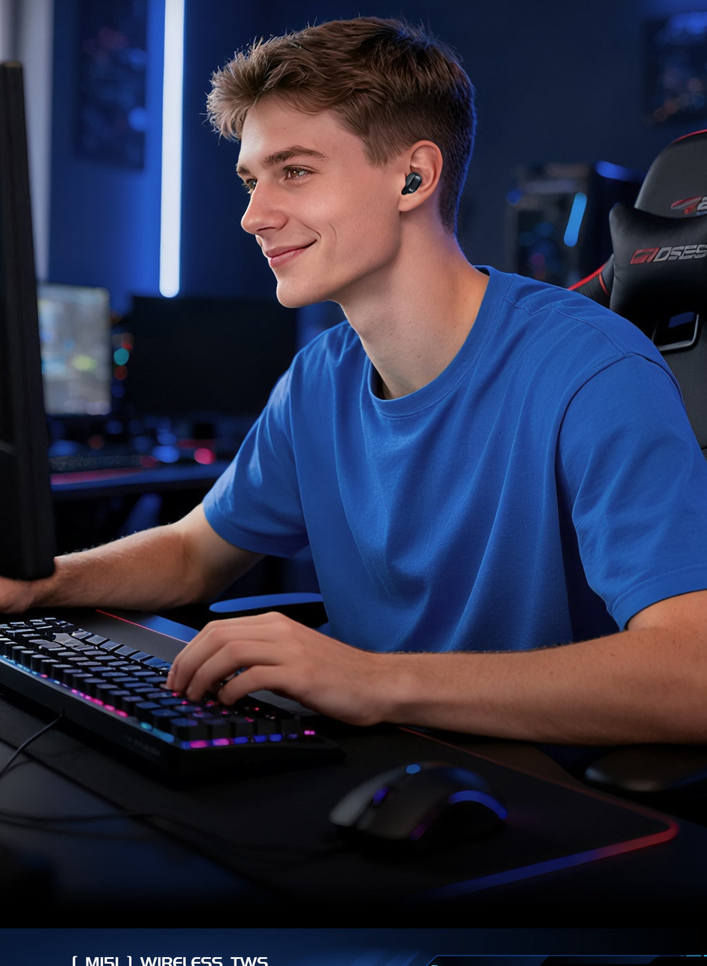 New M151Digital Display Headphones Ultra-Long Battery Life Mini In-Ear Comfortable Long-Wear Private Model Wireless Bluetooth Earphones