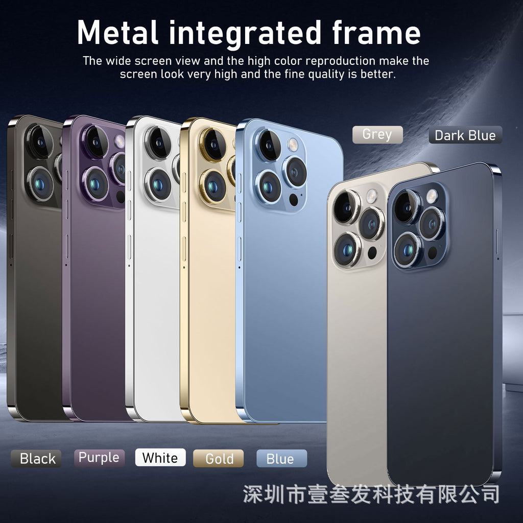 New Mobile Phone I15 ProMax Lingdong Island4+64G 6.5Inch Large Screen 4G Octa-Core Factory