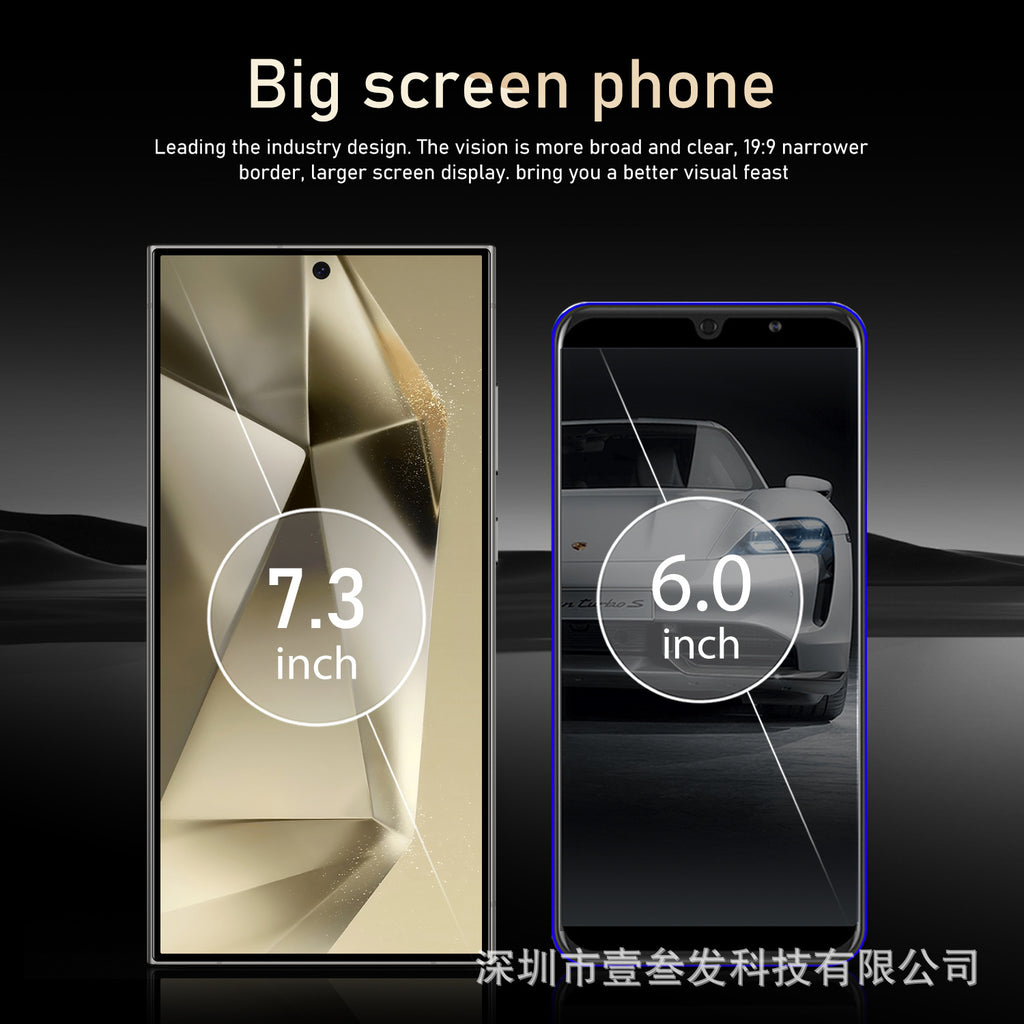S23 Ultra Popular4+64G 6.8Inch Full HD Screen5G All-in-One New Smartphone