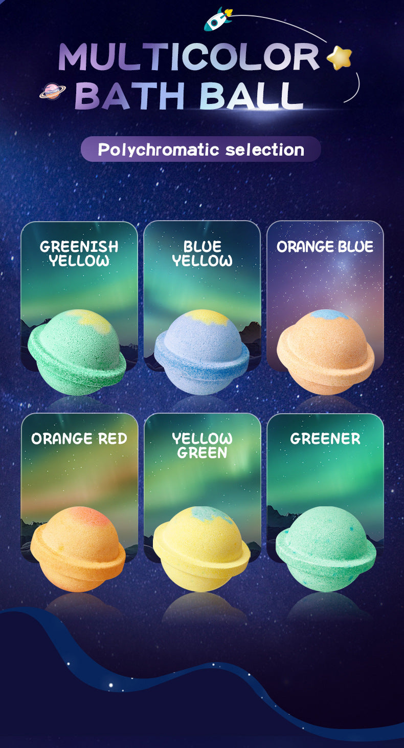 Planet Bath Salt Ball120g SADOER Clean Fragrance Bath Ball  Wholesale