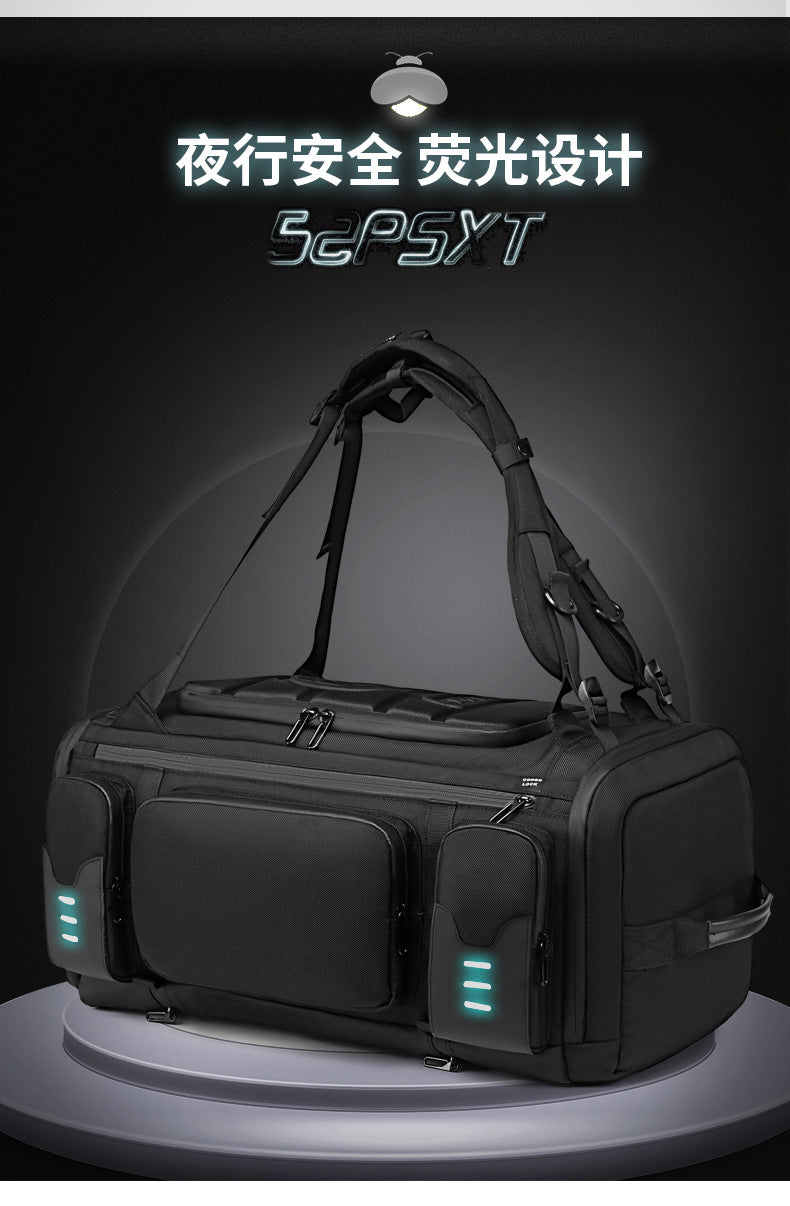 OZUKO Backpack Men's Water-Repellent Large Capacity Multi-Compartment Travel Laptop Bag Outdoor Sports Bag