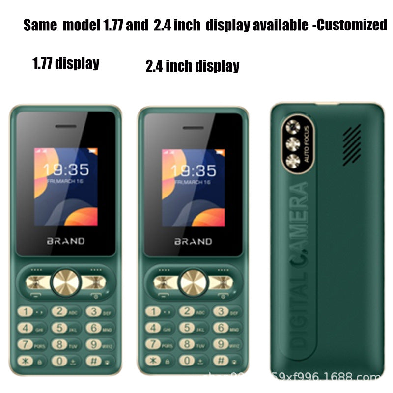 2.4Large Volume Earpiece with Camera Factory Dual SIM Button Straight Board for Elderly and Students Functional Phone