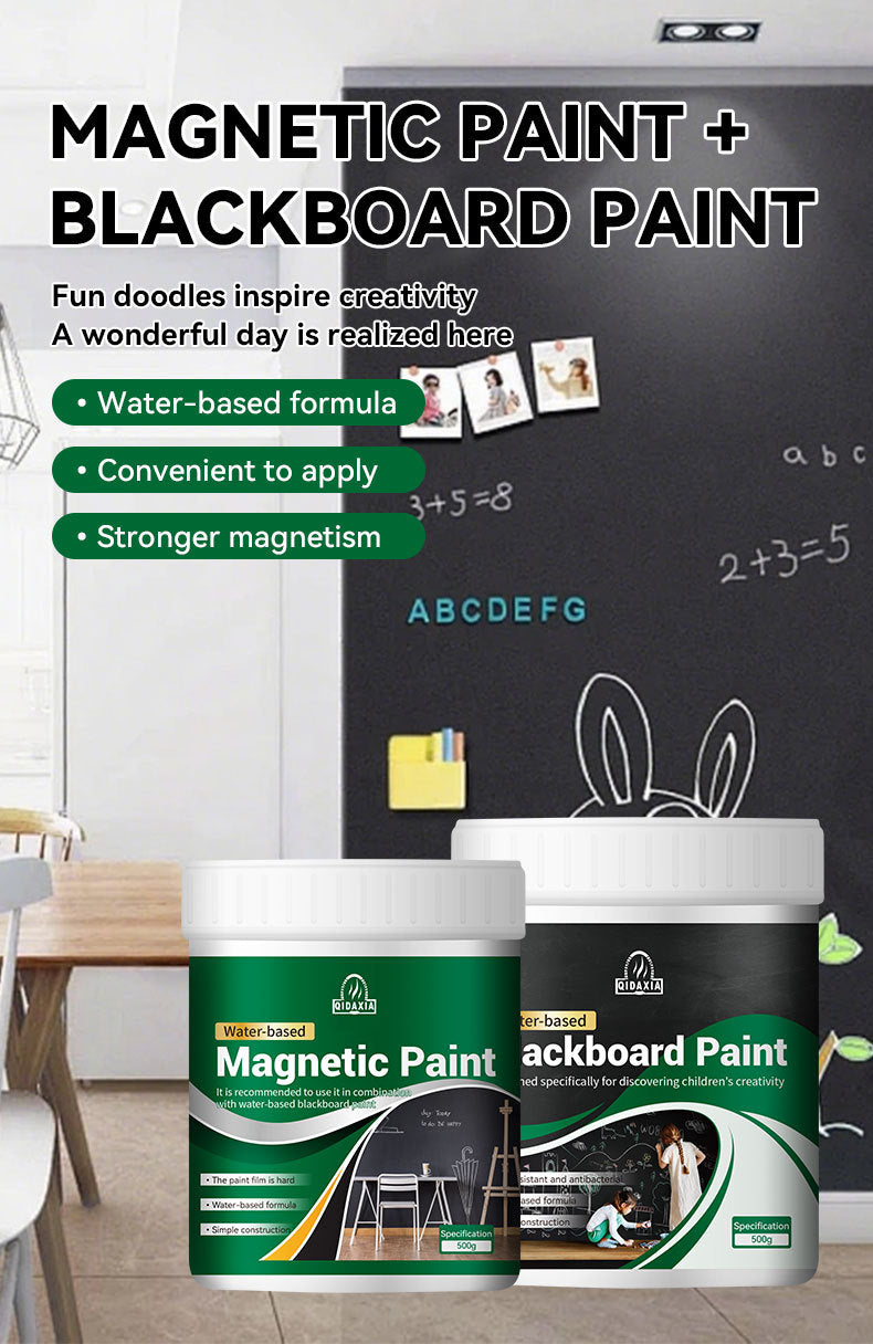 Magnetic Paint Classroom Office Meeting Room Home Wall Paint Coating Kindergarten Room Wall Self-Painting Blackboard Water-Based Blackboard