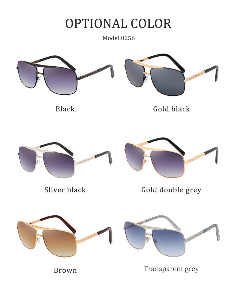 New style sunglasses for men ATTITUDE Vintage Square Frame Slingshot Sunglasses Trendy Men Street Style Fashion shades