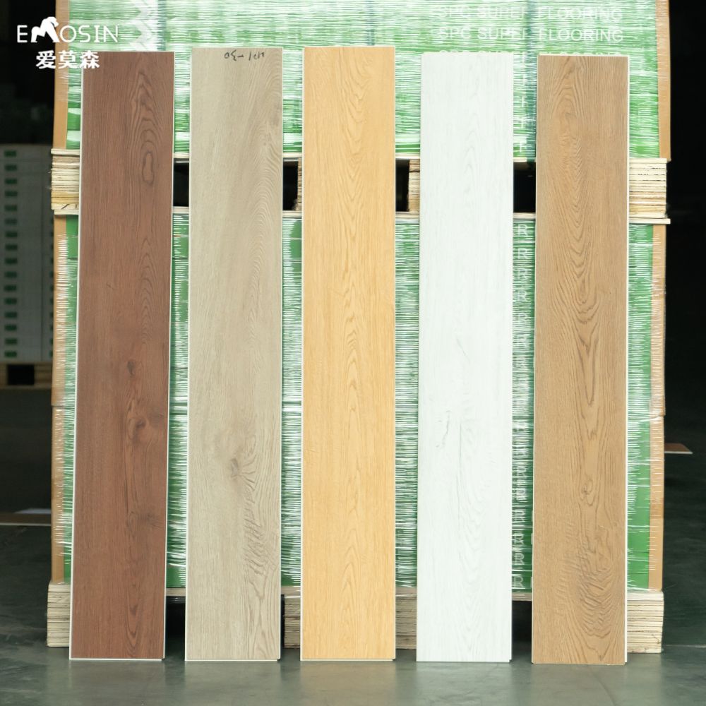 Indoor Waterproof 4mm 5mm 6mm 8mm Spc Flooring Wood Texture Waterproof Vinyl Flooring