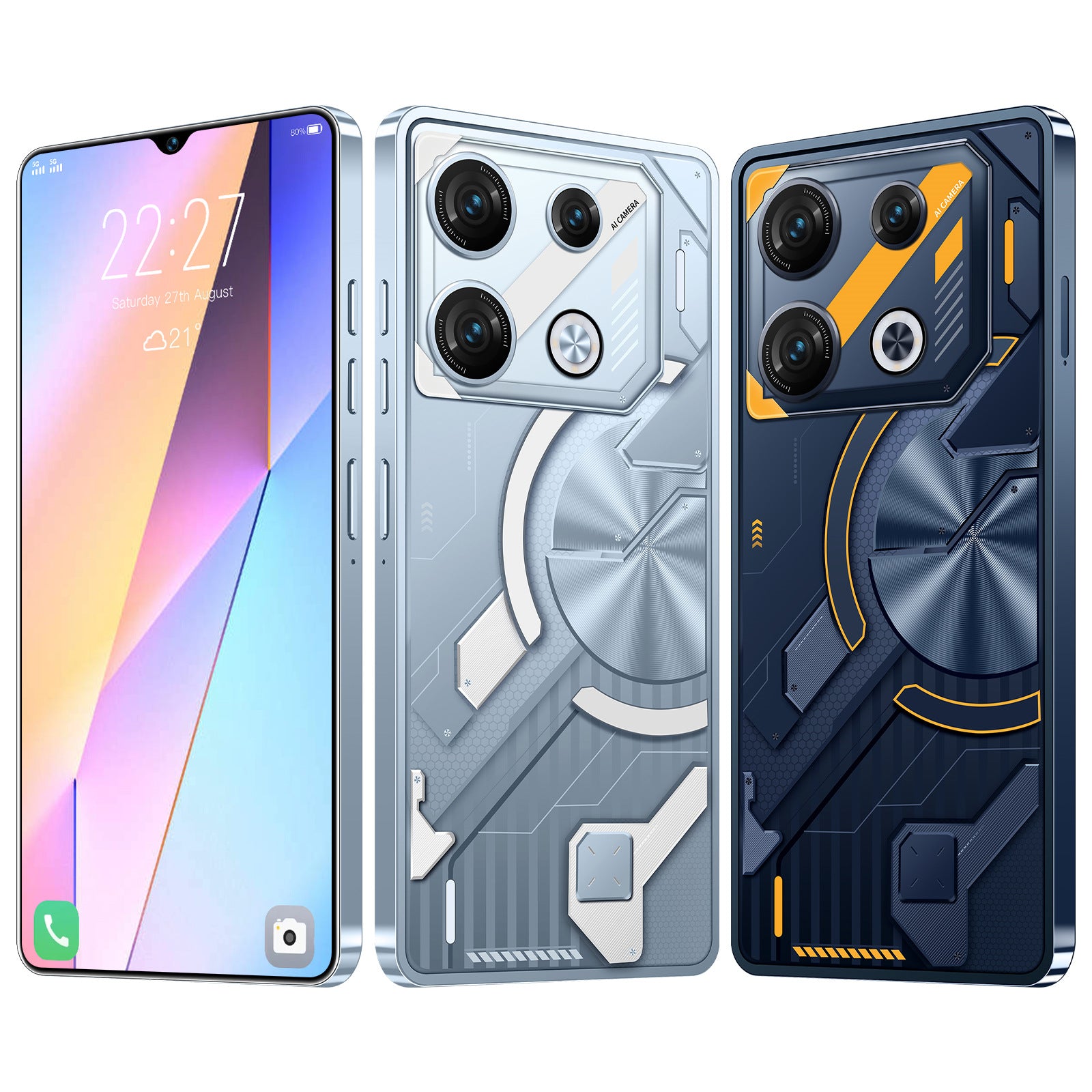 GT10pro Popular1+16G 7.0Inch All-in-One Perforated True3G New Smartphone