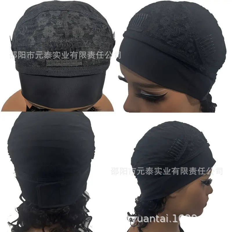 Straight Short Headband Bob Wig Human Hair Full Machine Wigs