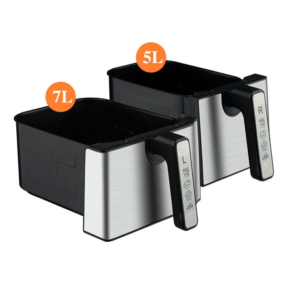 RAF European Standard Air Fryer Double Pot Large Capacity Multifunctional Household Electric Fryer No Oil Smoke Smart Touch Screen