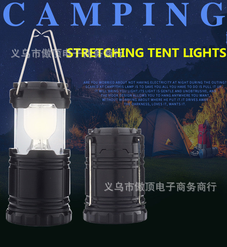 Super Bright Multi-Functional COB Tent light 30LED Camping Light Portable Camping Light Emergency Light Camp Light Pony Light
