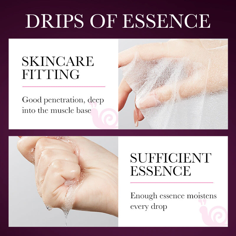 Snail Face Mask25g SADOER Collagen Hydrating Moisturizing Tablets  Wholesale