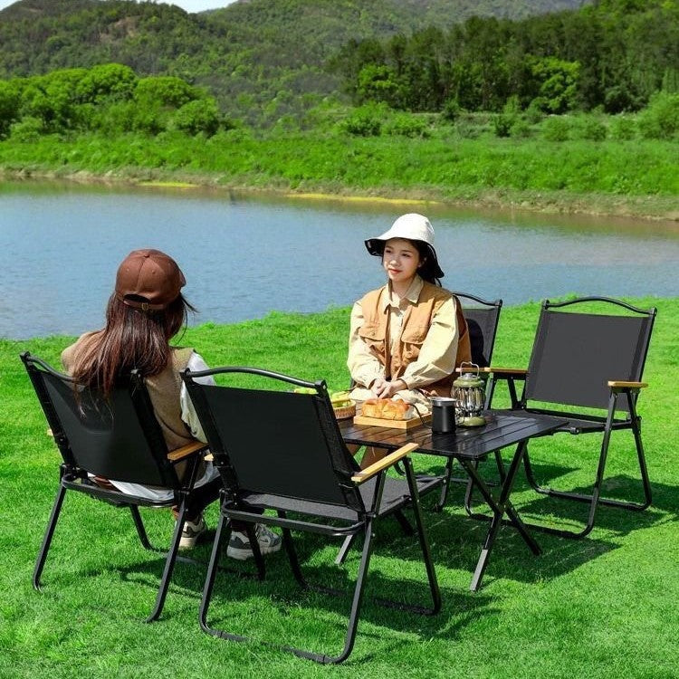 Outdoor Folding Table and Chair Reinforced Kermit Chair