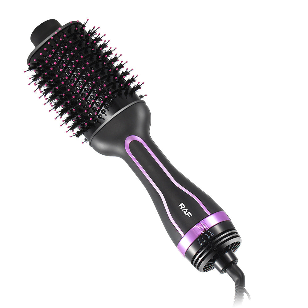 RAF European Standard Curling and Straightening Dual-use Hair Styling 3-in-1 Hot Air Brush Automatic Curling Iron Electric Hair Dryer