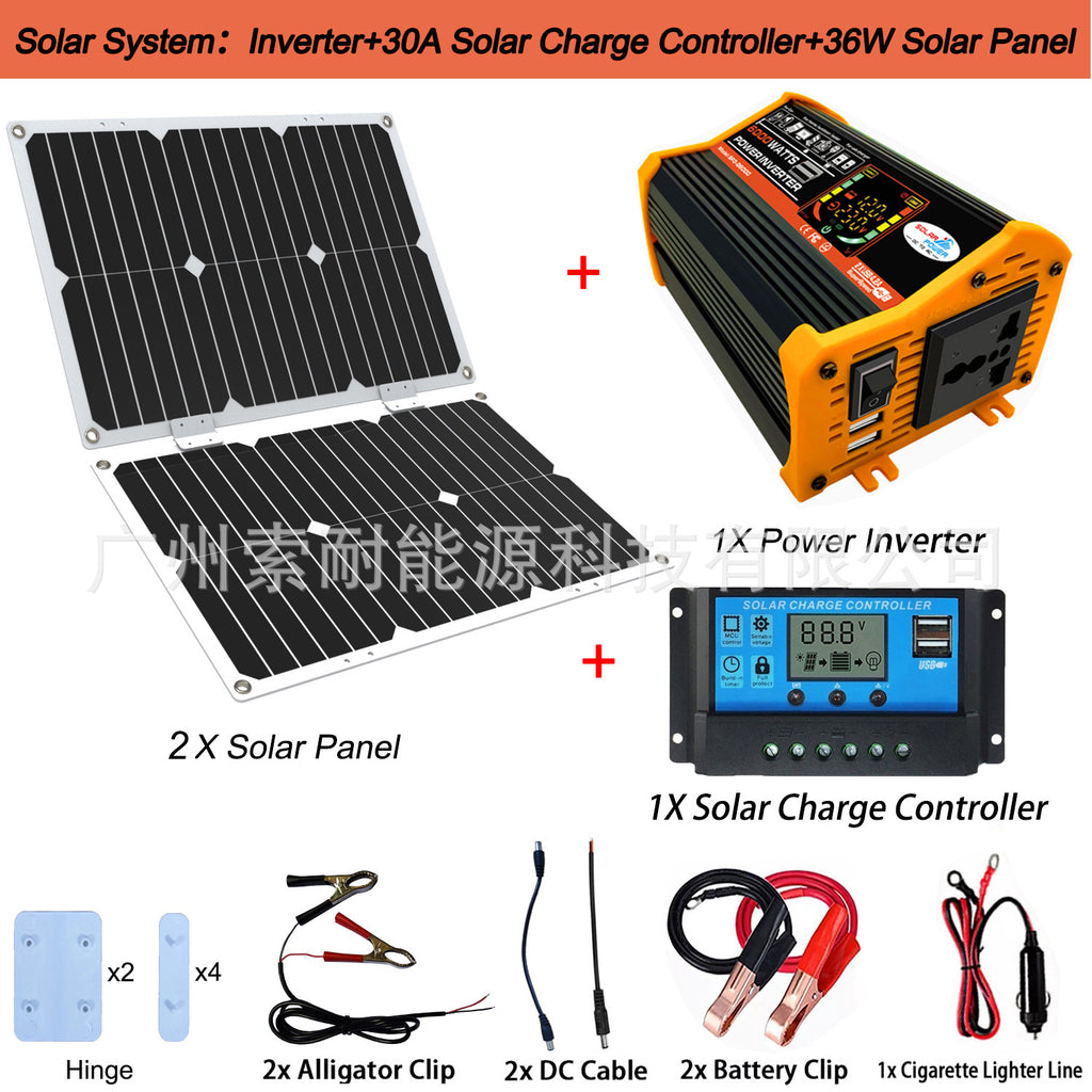 Automobile and Motorcycle Parts Car Inverter Power Supply500W Car Charger Adapter12V Turn110V/220V Vehicle Inverter
