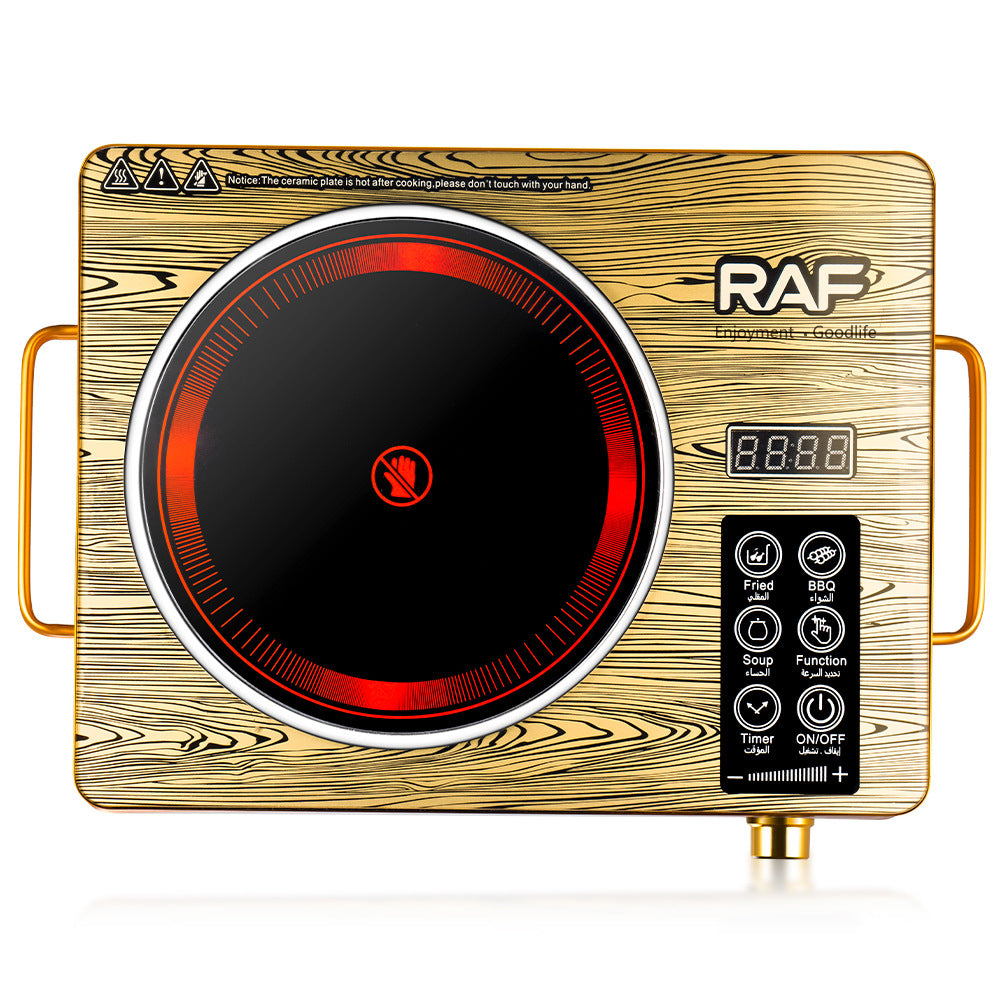 RAF European Standard Electric Ceramic Stove for Home Use, Multi-Functional, High Power, Multi-Setting, Stir-Frying, Hot Pot, Infrared Induction Cooker, Countertop Electric Stove