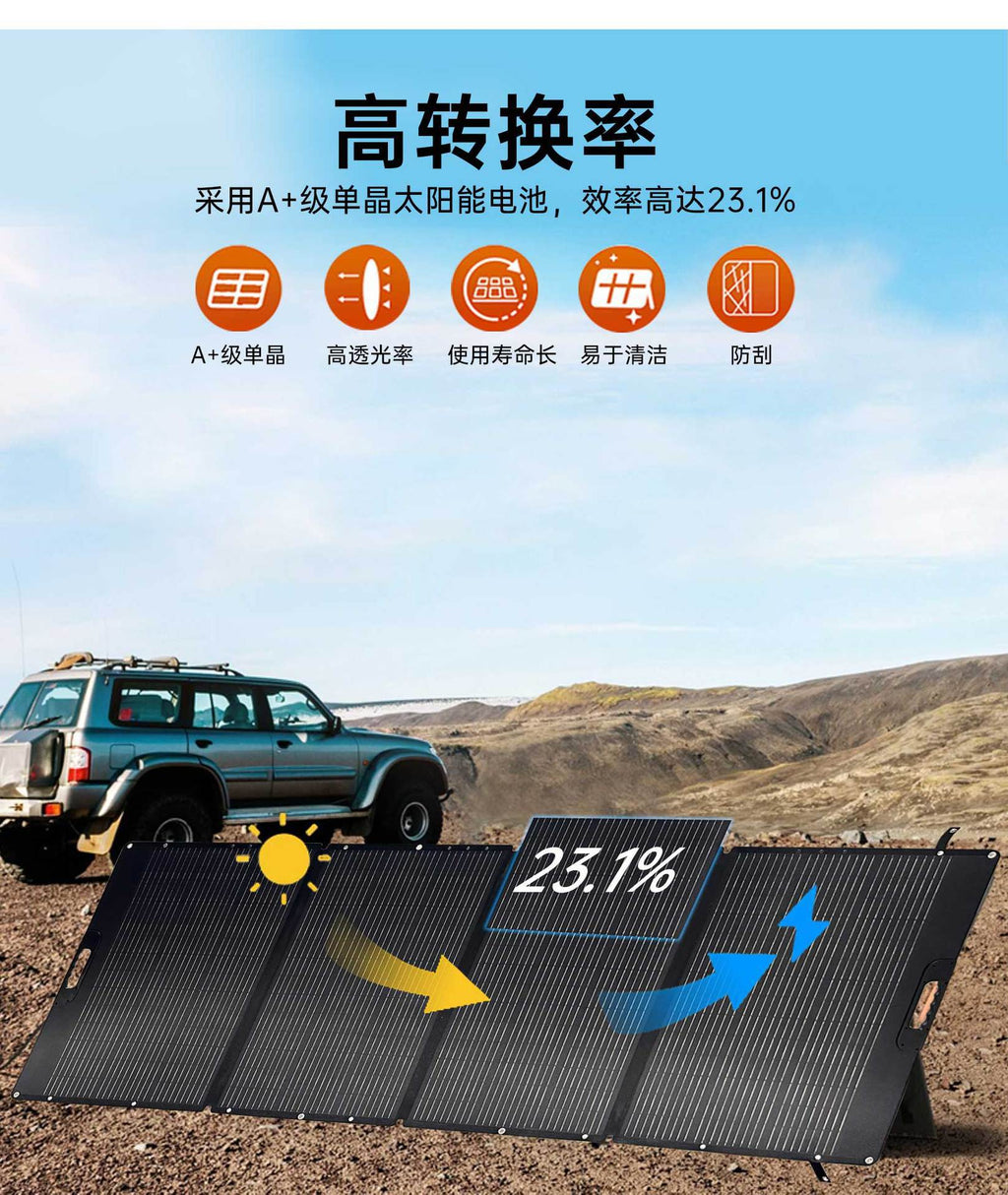 Solar Folding Bag30W60W100W Portable Solar Charging Board Camping Solar Charging Bag Power Supply