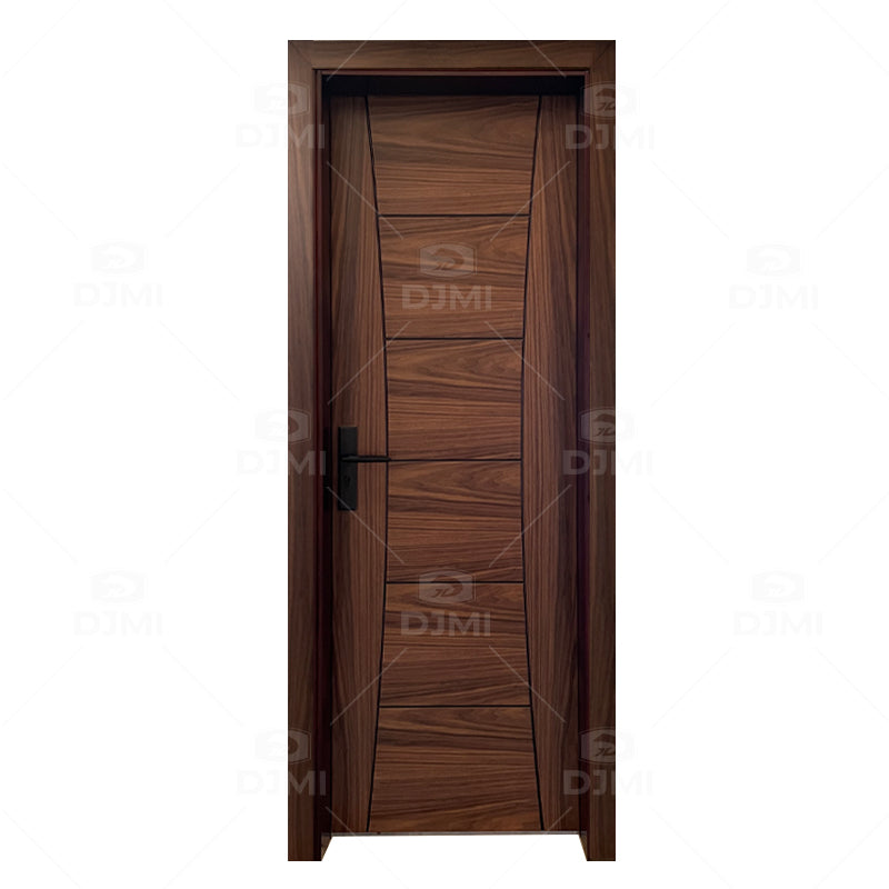 Manufacturer Custom High Quality Bedroom Solid Wood Door Design Modern Interior Room Doors Wooden