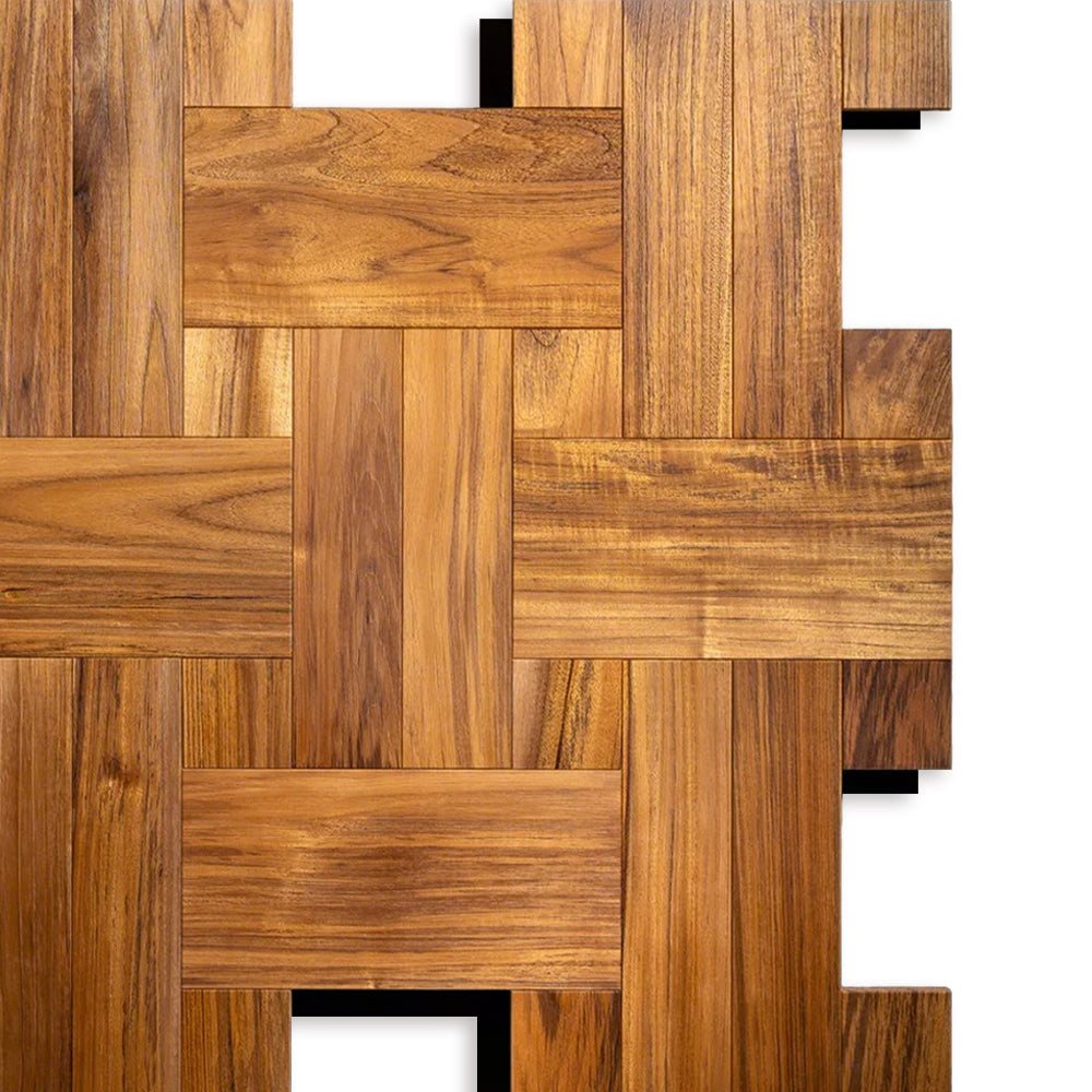 18mm Eco-Friendly Solid Teak Wood Flooring for Kitchen A/AB Grade Hardwood Natural Grain Long-Lasting Beauty Sustainably Sourced
