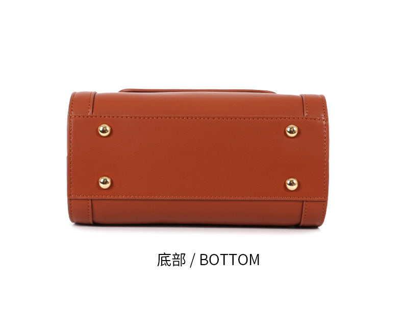 Trolis New Women's Bag2024Vintage Crossbody Bag Stylish Versatile Shoulder Bag Internet Celebrity Texture Small Square Bag