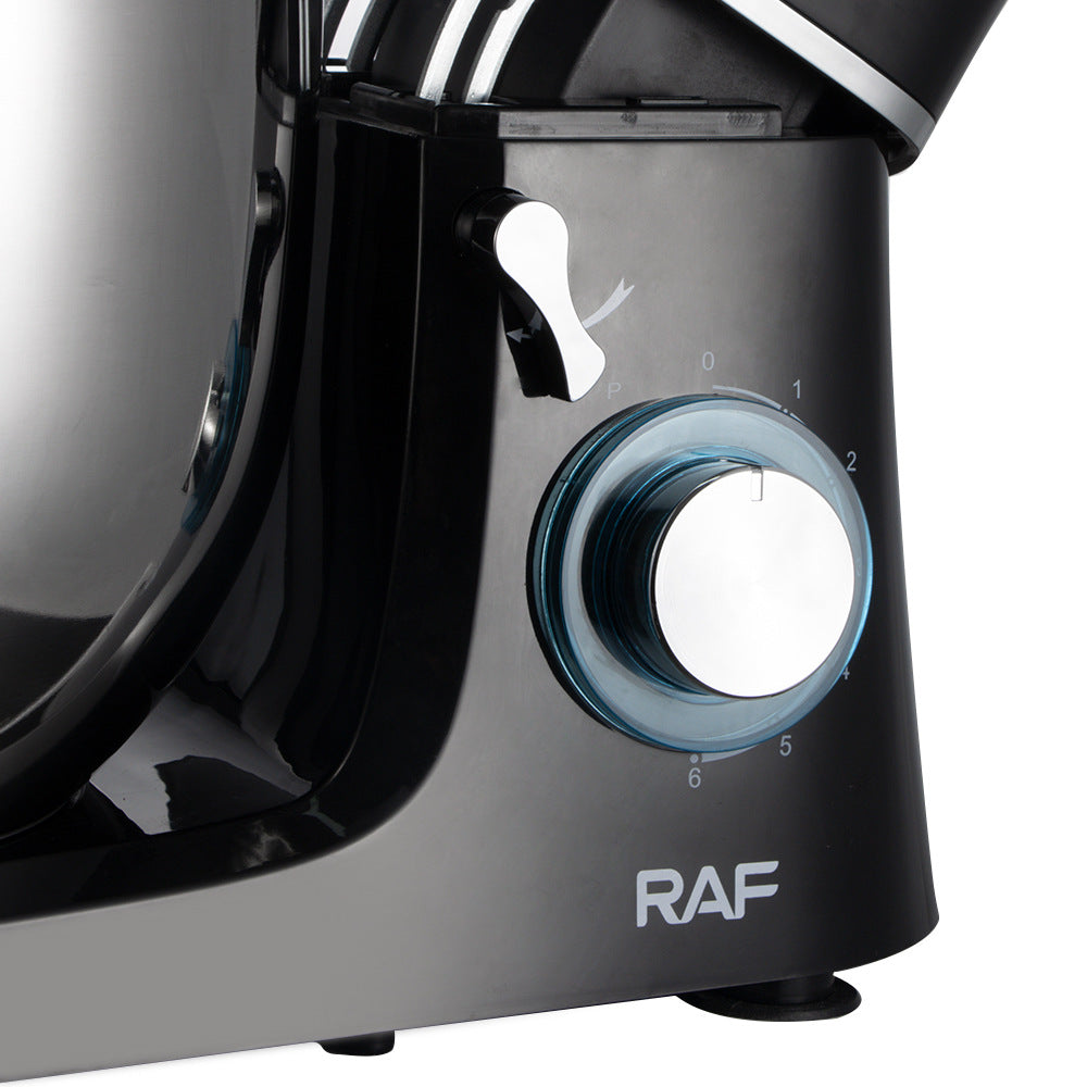 RAF European Standard Household Multifunctional High-Power Dough Mixer Egg Beater Stand Mixer Chef Machine Stainless Steel Bowl
