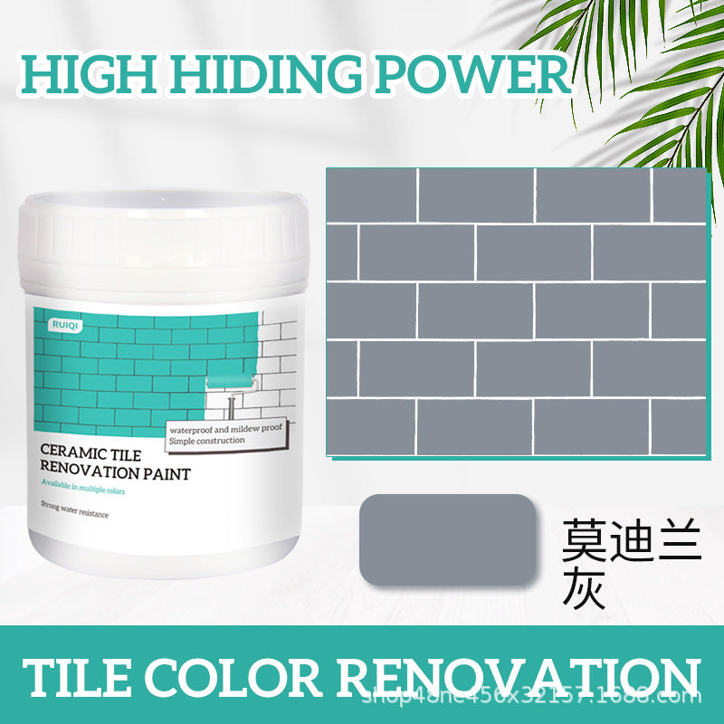 Tile Paint Bathroom Kitchen Floor Tiles Wall Tiles Marble Renovation Color Change Paint Wear-resistant Glass Color Change Paint