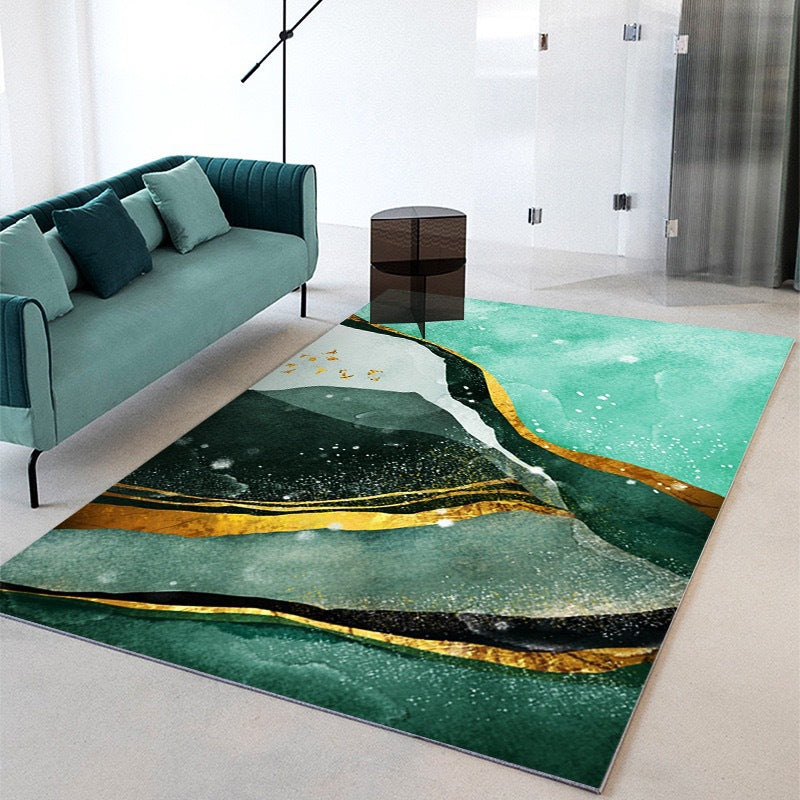 Simple Modern Minimalist Style Carpet Living Room Coffee Table Rug Bedroom Full Bedside Mat Rectangular Home Rug