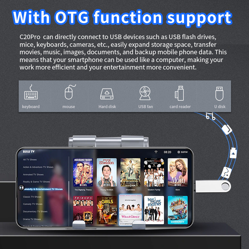 New C20 Pro 7.3Large Screen16+1T Smartphone Direct Sales from Manufacturer(Popular)