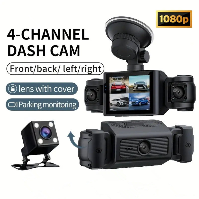 S7Sanlu New Model Dash Cam1080P Car Camera Four Lens HD Night Vision Recorder