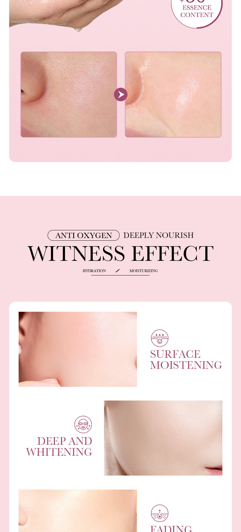 Mask30gBIOAOUA Honey Hydrating Pearl Moisturizing Rose Snail Moisturizing  Foreign Trade Wholesale