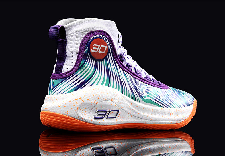 2025New Youth Support Shock Absorption Wear-Resistant Non-Slip Sports Shoes Men's fashion Soft and plaid Basketball Shoes