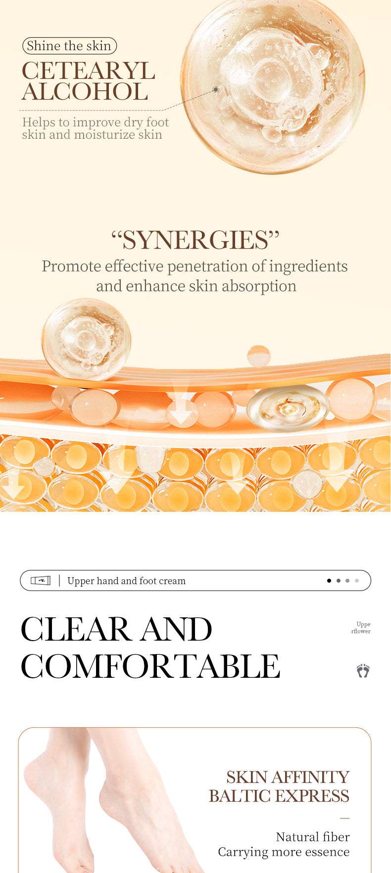 Hand and Foot Cream60g SADOER Hydrating, moisturizing, anti-cracking, hydrating fragrance hand cream for  foreign trade wholesale