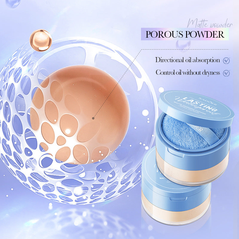 Matte Concealer Powder15g SADOER Contouring and Setting Powder for Makeup Wholesale Cross-Border Trade