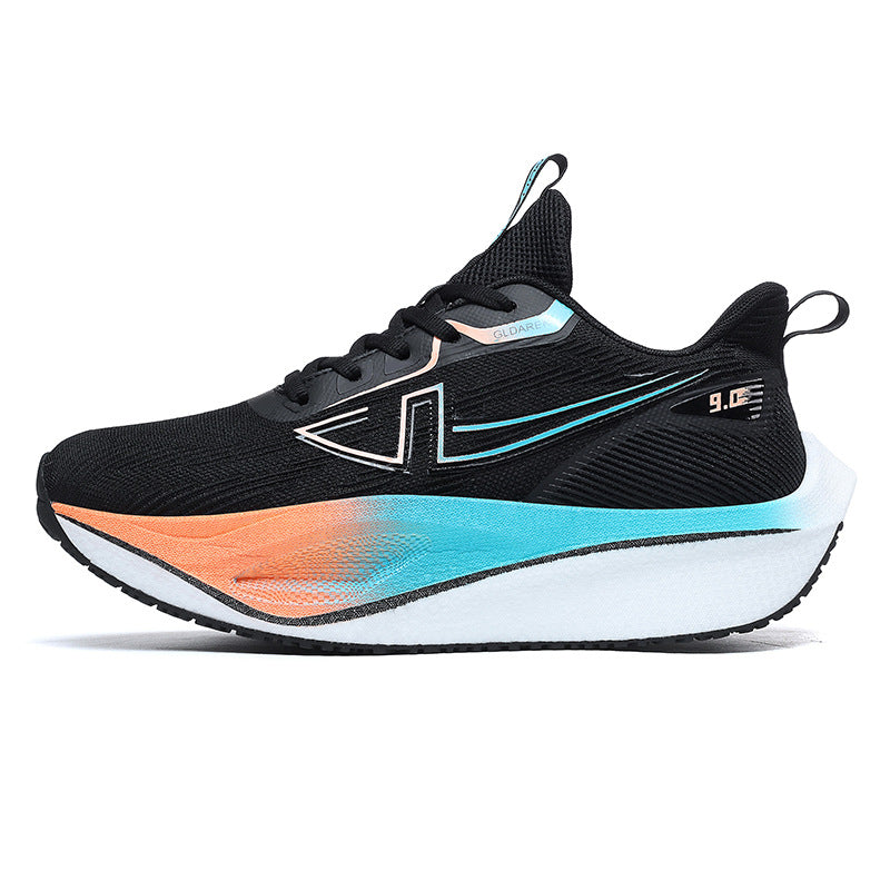 Mesh Men's Shoes New Thick-Soled Breathable Trendy Running Shoes Lightweight Shock-Absorbing Non-Slip Running Travel Shoes Casual Sports Shoes