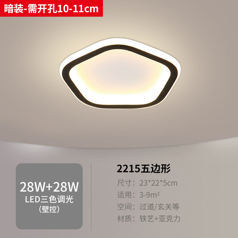 Aisle Light Minimalist Entryway Light Nordic Simple Modern Creative Corridor led Small Ceiling Light for Balcony and Entrance