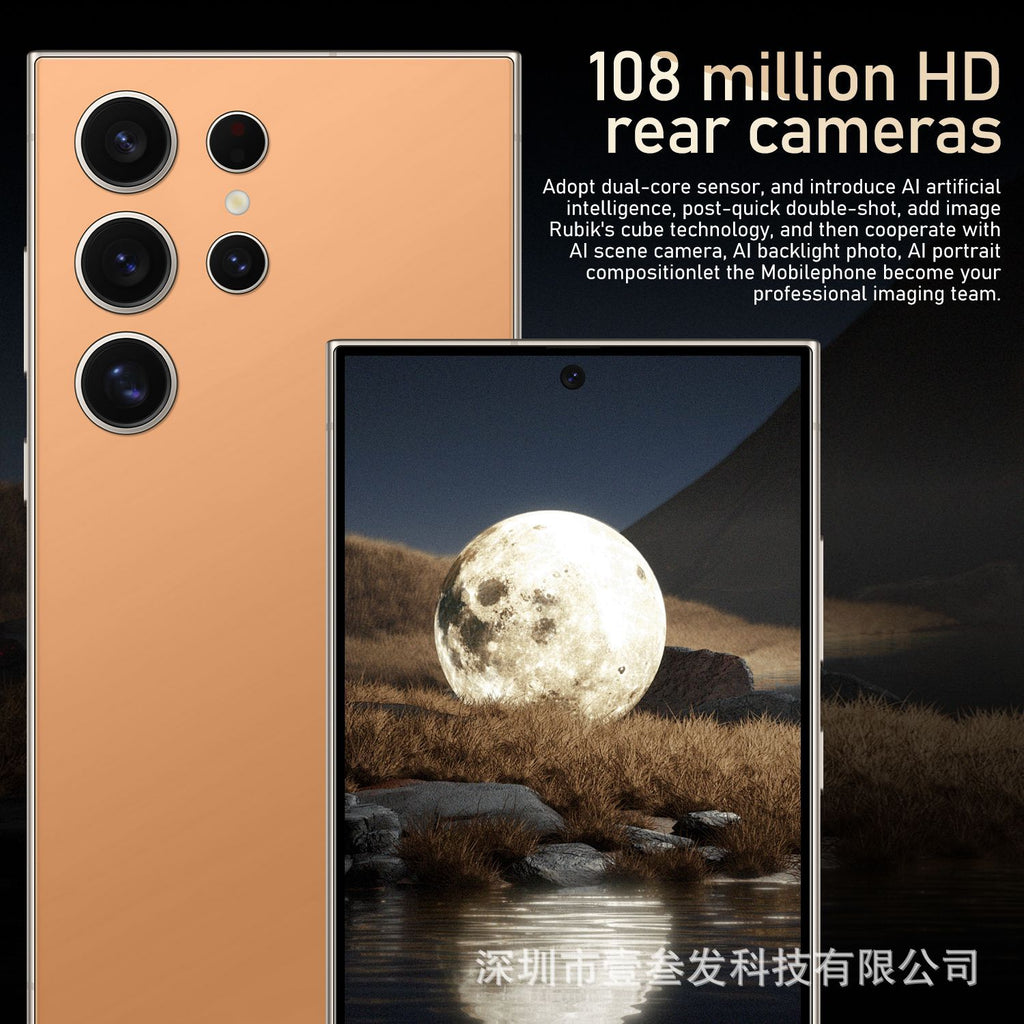 S23 Ultra Popular4+64G 6.8Inch Full HD Screen5G All-in-One New Smartphone