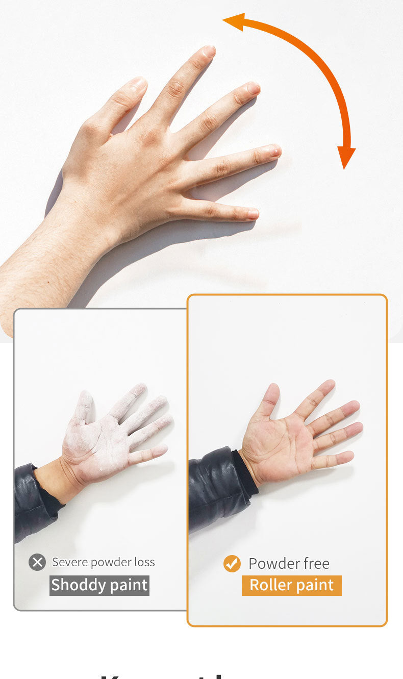 Orange Wall Large Roller Brush Repair Paint Water-Based Odorless Latex Paint Graffiti Cover Wall Roller Paint