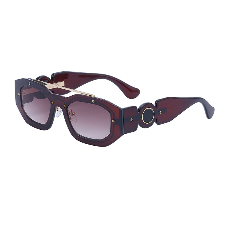 European and American Small Frame Sunglasses for Women UV Protection European and American Internet Celebrity Sunglasses for Women INS Wholesale