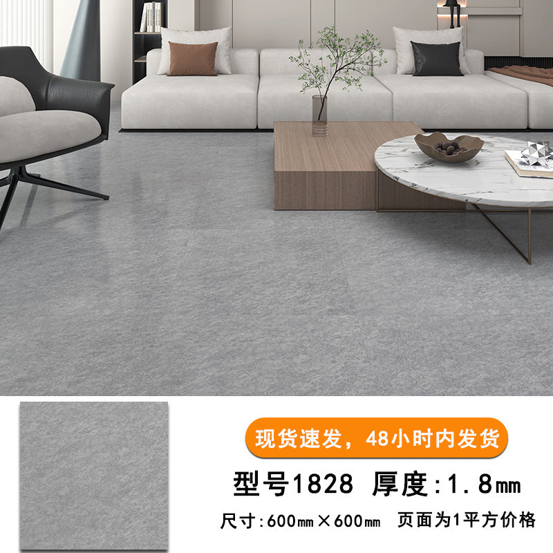 pvc Self-Adhesive Floor Stickers Imitation Tile Flooring Glue Commercial Wear-Resistant Thickened Waterproof Non-Slip Office Special Floor Vinyl