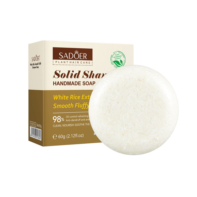 Plant-Based Shampoo Soap60g SADOER Strengthen Hair Roots Deep Clean Hair Soap  Wholesale