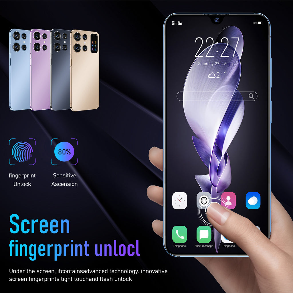 Android Smartphone S24 Ultra True Perforated Screen16+1T Overseas Version In Stock Wholesale(Popular)