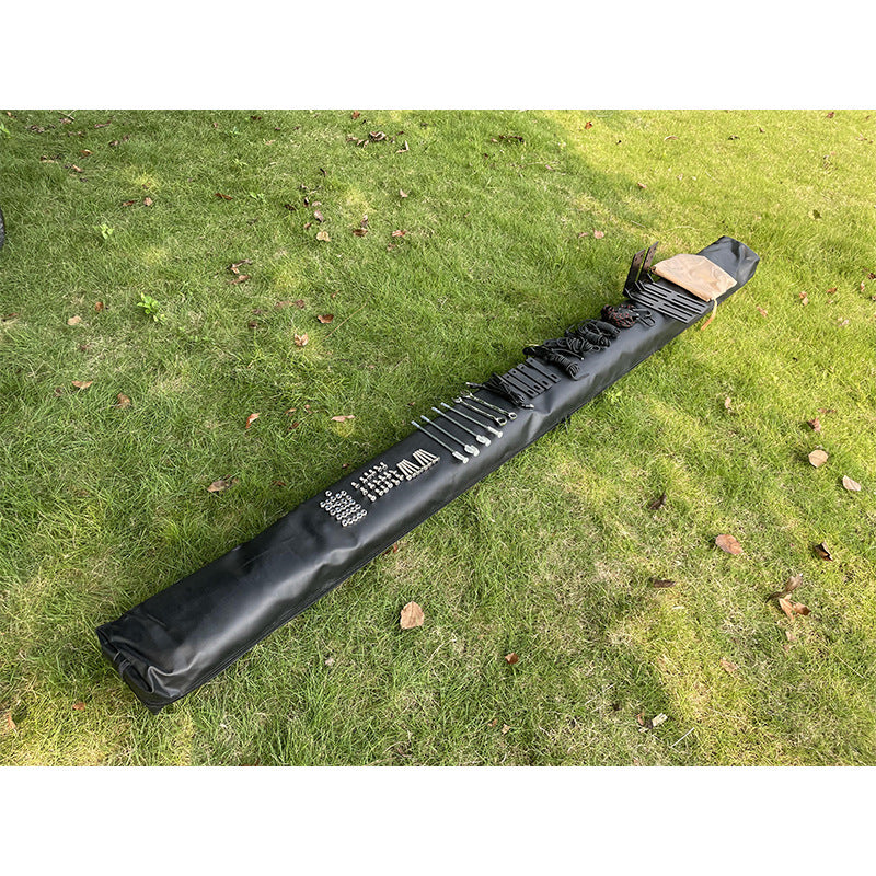 Wholesale2.5m Aluminum Alloy Fan-Shaped Car Side Tent Outdoor Camping Hiking Waterproof Sunshade Car Side Tent