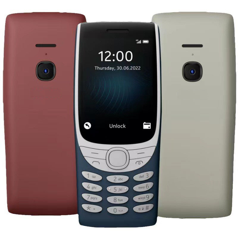 8210Elderly Phone with Ultra-Long Standby, Large Font, Loud Sound, and Big Screen for Elementary School Students4G Button Elderly Phone