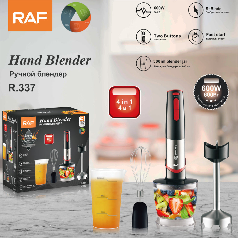 RAF EU Standard Baby Food Electric Stirring Stick Multi-Functional Kitchen Cooking Stick Juicer Meat Grinder R337