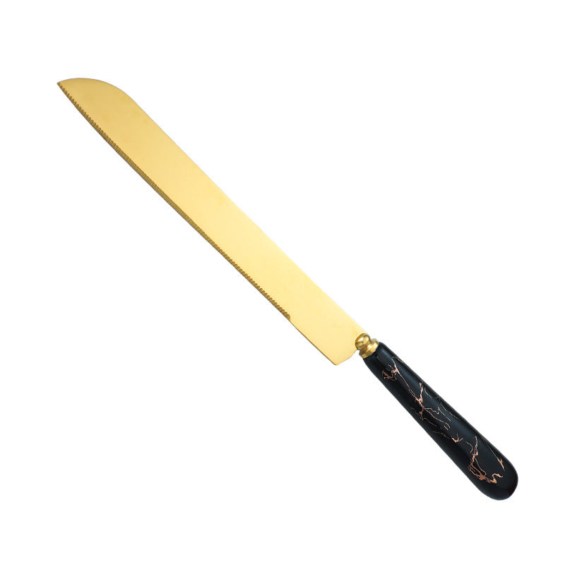 Ceramic Handle Stainless Steel Knife and Spatula Gift Set Creative Baking Tools Cheese Knife Butter Knife Cake Spatula Pizza Spatula