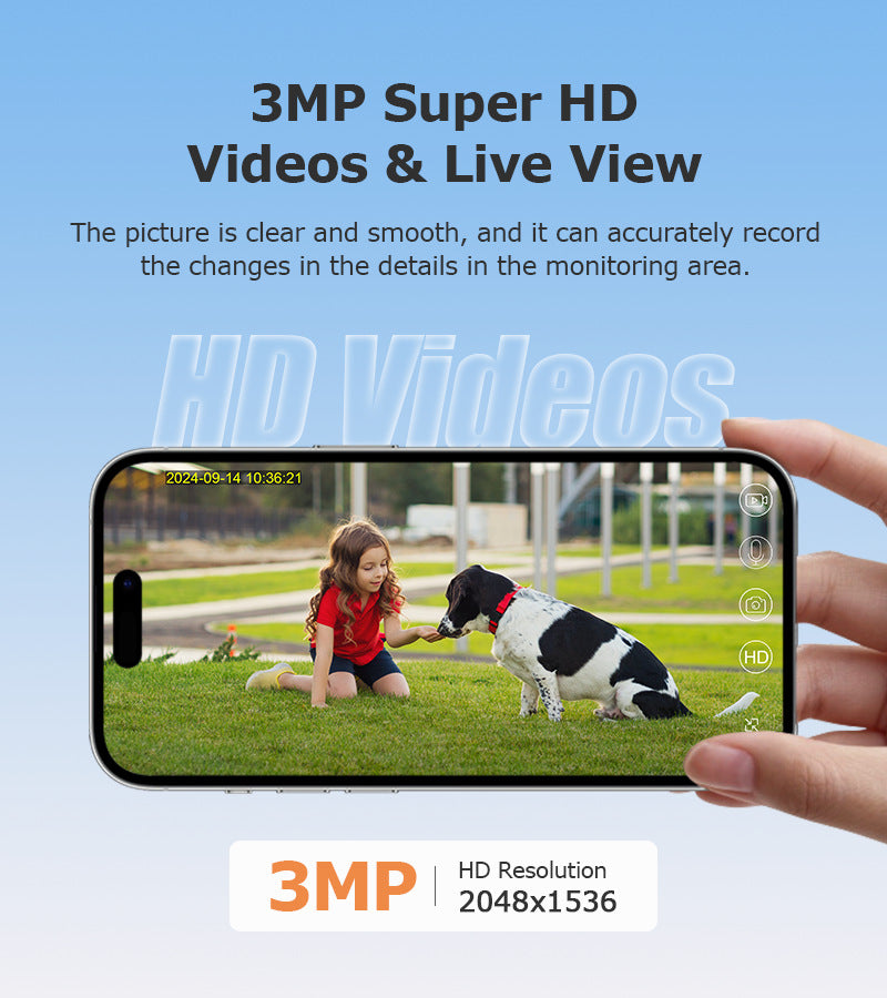 New4G Solar Camera Camera300Wan HD Full Color Night Vision Surveillance Outdoor Camera