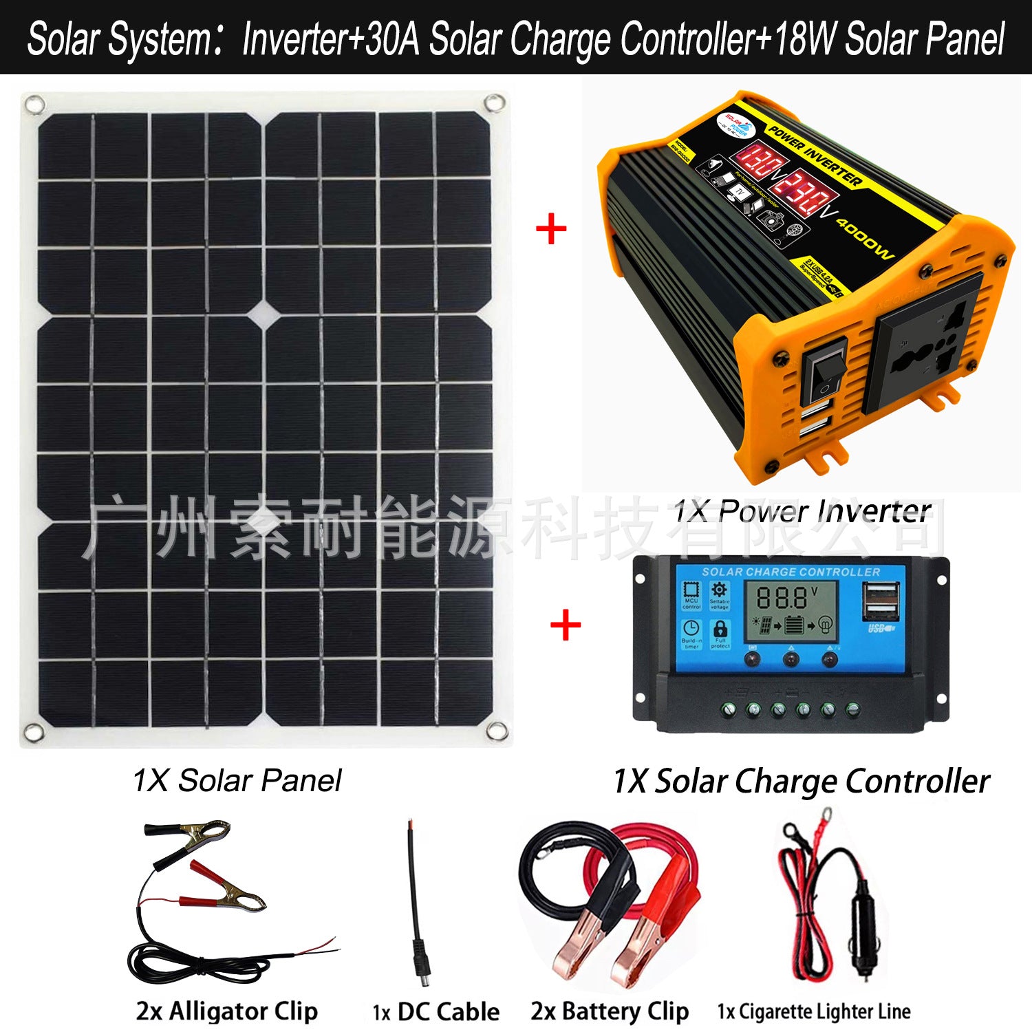 Automobile and Motorcycle Parts Car Inverter Power Supply300W Car Charger Adapter12V Turn110V/220V Vehicle Inverter